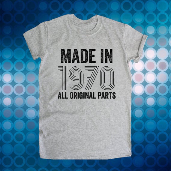 47Th Birthday Party Ideas
 47th birthday t Made in 1970 birthday shirt 47 years