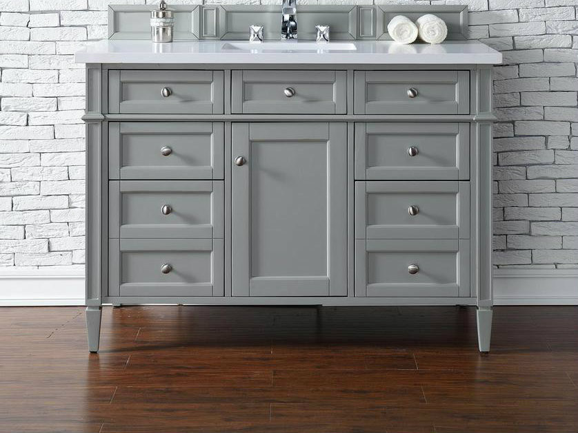 48 Inch Gray Bathroom Vanity
 James Martin Brittany Collection 48" Single Vanity Urban Gray