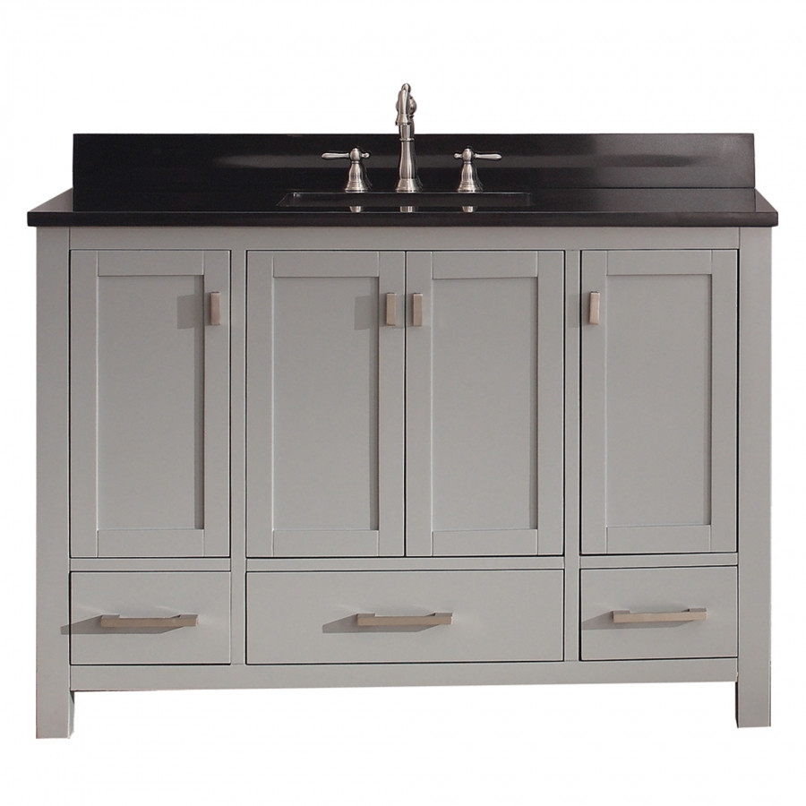 48 Inch Gray Bathroom Vanity
 48 Inch Single Sink Bathroom Vanity in Chilled Gray