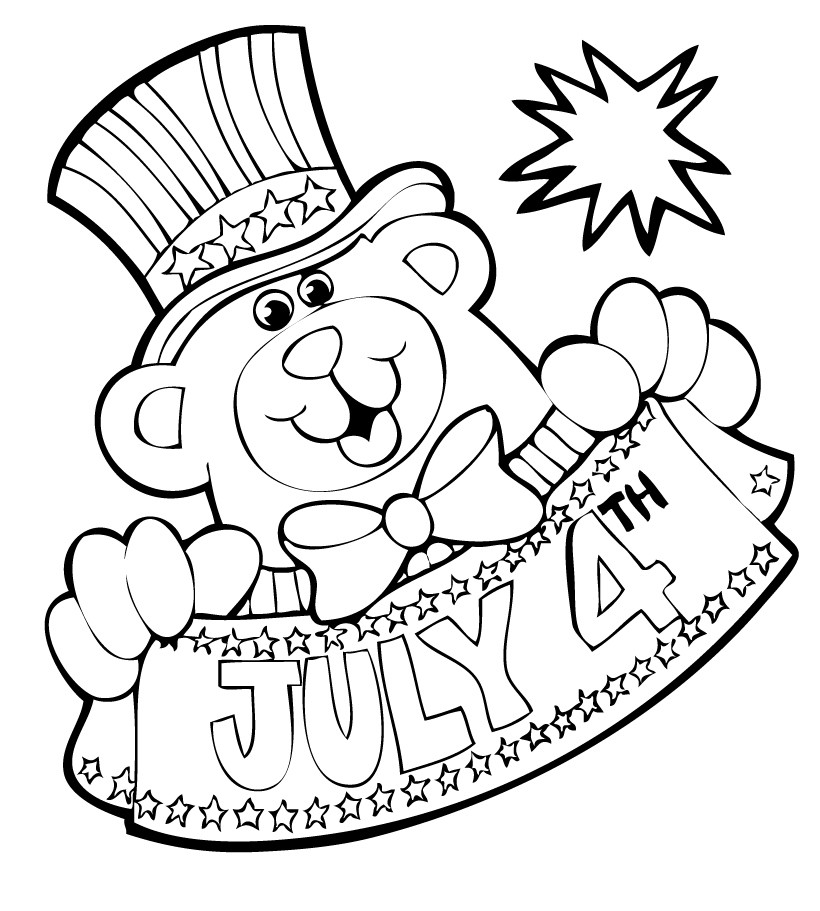 4Th Of July Coloring Pages For Kids
 Free Coloring Pages Fourth of July Coloring Pages
