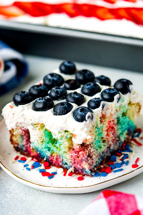 4Th Of July Poke Cake
 Easy 4th of July Poke Cake Easy Bud Recipes