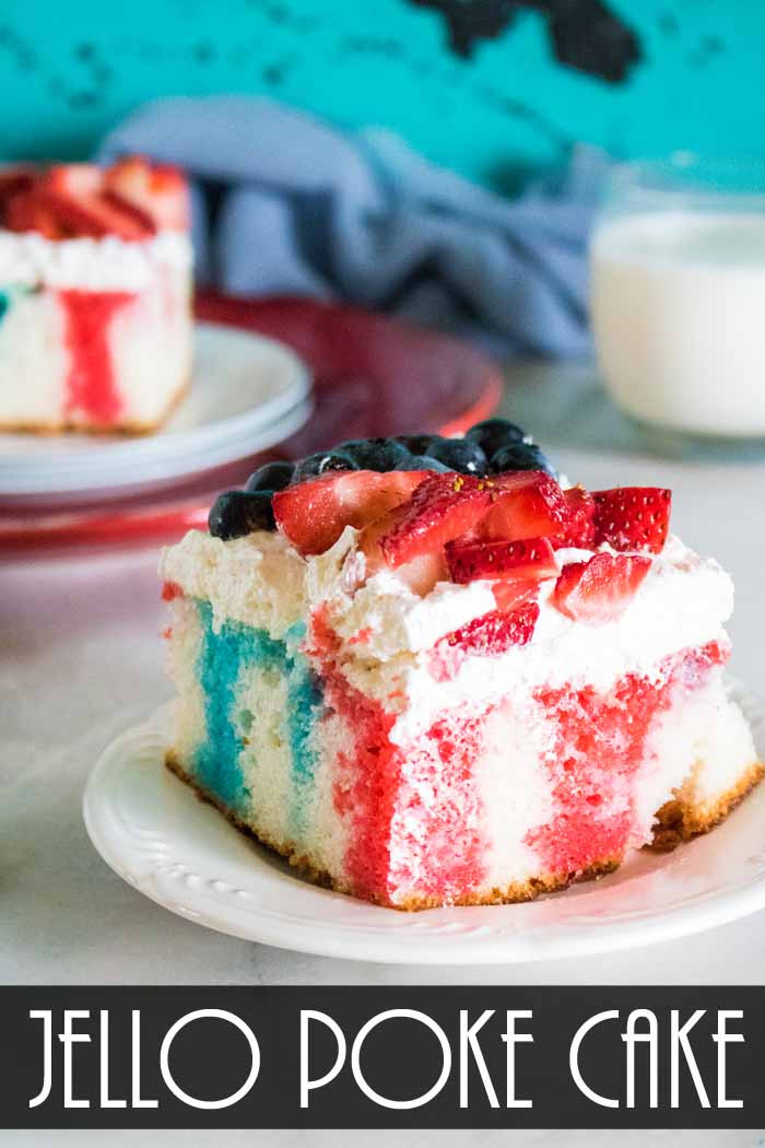 4Th Of July Poke Cake
 Jello Poke Cake for the Fourth of July The Country Chic