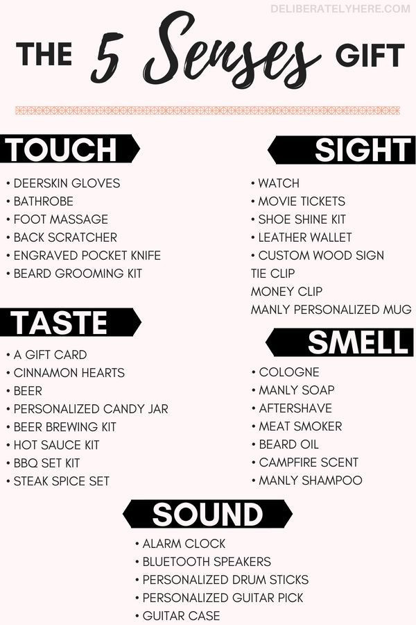 5 Senses Valentine'S Gift For Him Ideas
 The Best 5 Senses Gift Ideas for Him The Ultimate Man