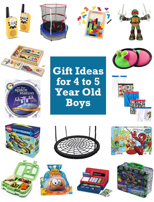 5 Year Old Boy Birthday Gift Ideas
 15 Gift Ideas for 4 and 5 Year Old Boys [2016]