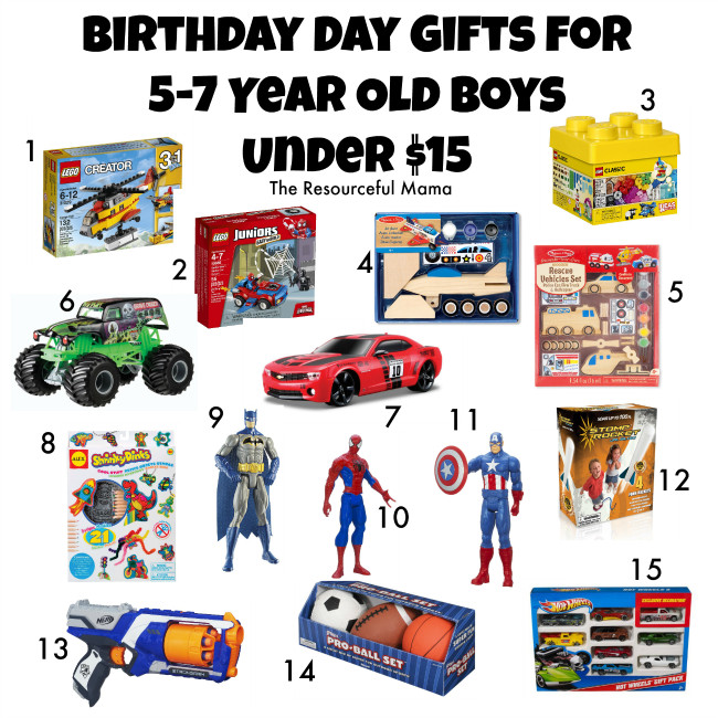 5 Yr Old Boy Birthday Gift Ideas
 Birthday Gifts for 5 7 Year Old Boys Under $15 The