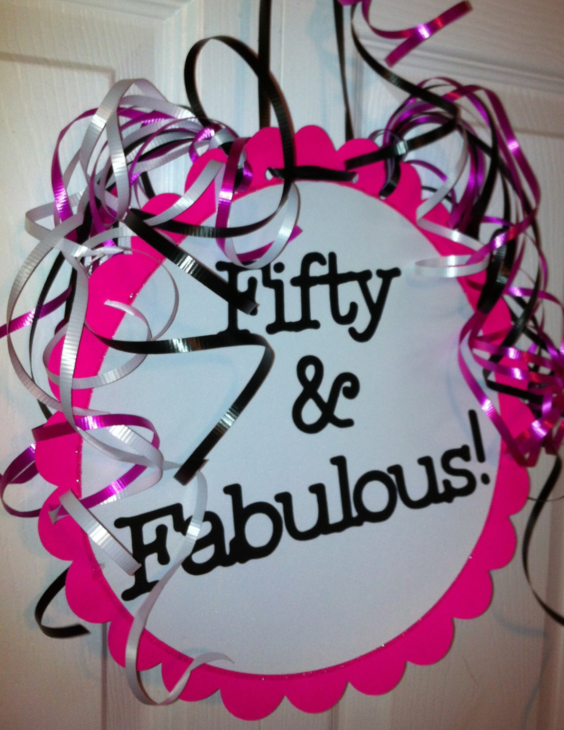 50 Birthday Decorations
 50th Birthday Decorations Giant Sign Party Decorations 50 and