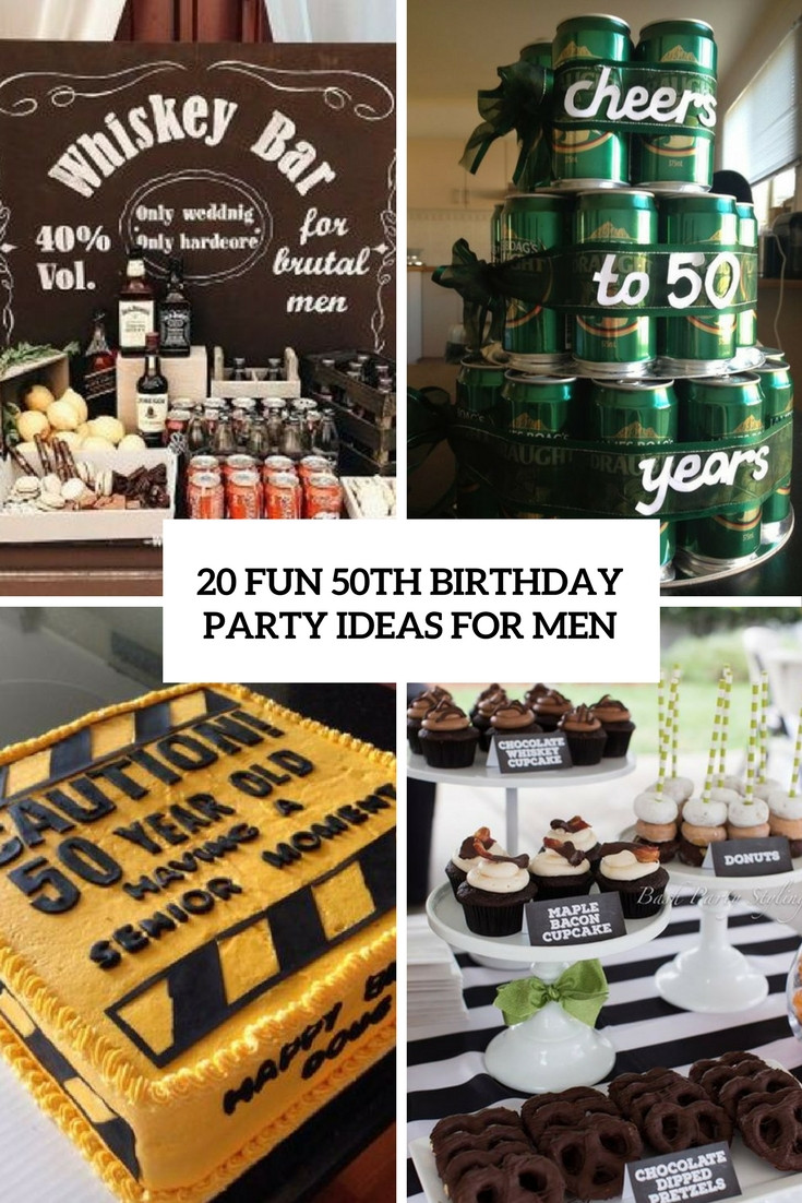 50Th Birthday Gift Ideas For Him
 20 Fun 50th Birthday Party Ideas For Men Shelterness