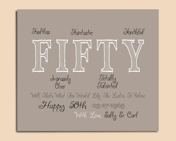 50Th Birthday Gift Ideas For Husband
 50th Birthday Gift Gift for Husband Gift for Dad Gift for