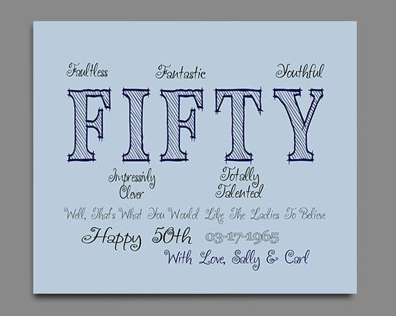 50Th Birthday Gift Ideas For Husband
 50th Birthday Gift Gift for Husband Gift for by