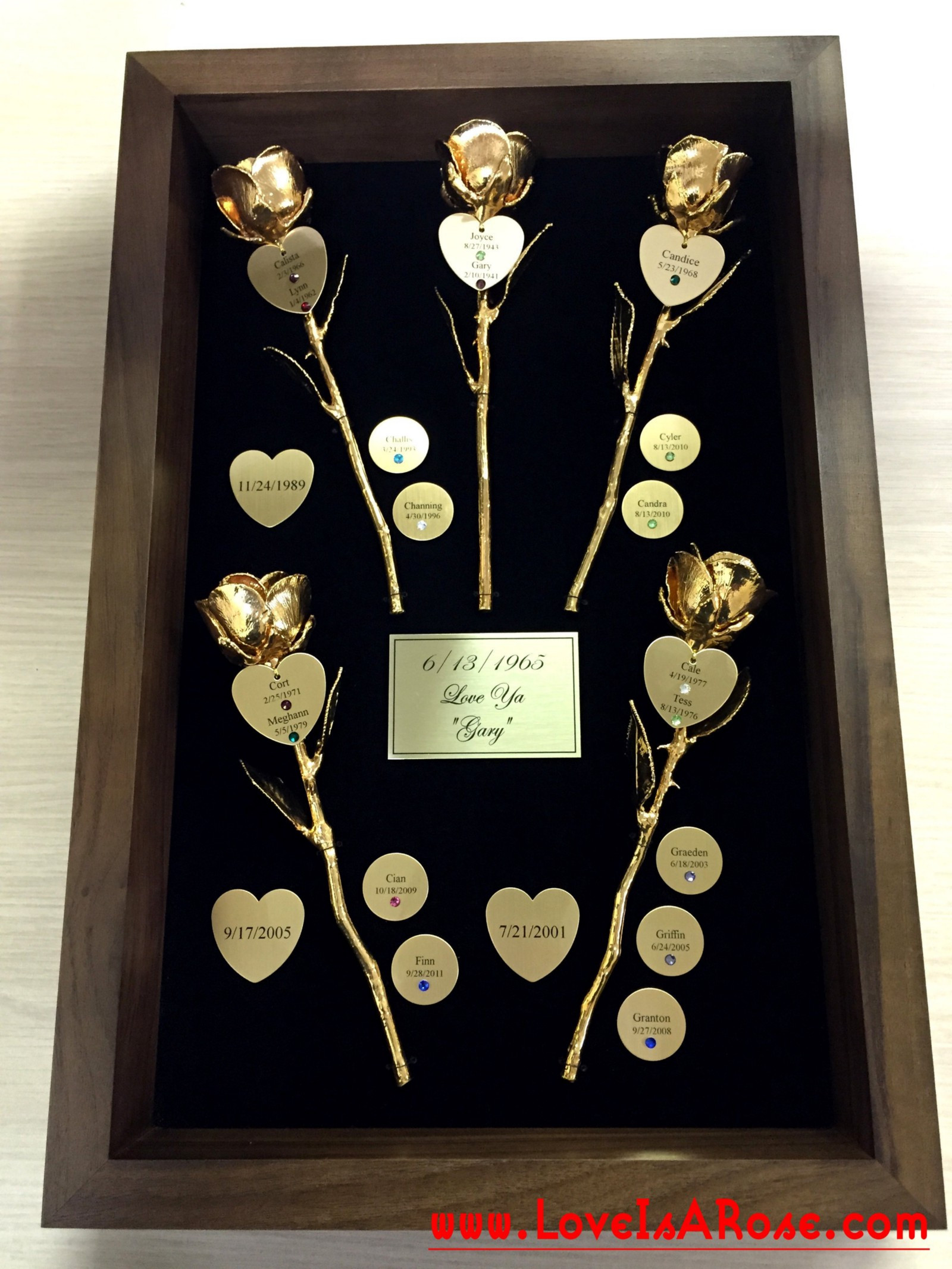 50Th Birthday Gift Ideas For Wife
 Gold Roses for Custom 50th Anniversary Gifts – Love is a