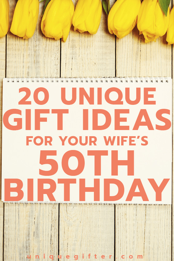 50Th Birthday Gift Ideas For Wife
 20 Gift Ideas for your Wife’s 50th Birthday Unique Gifter