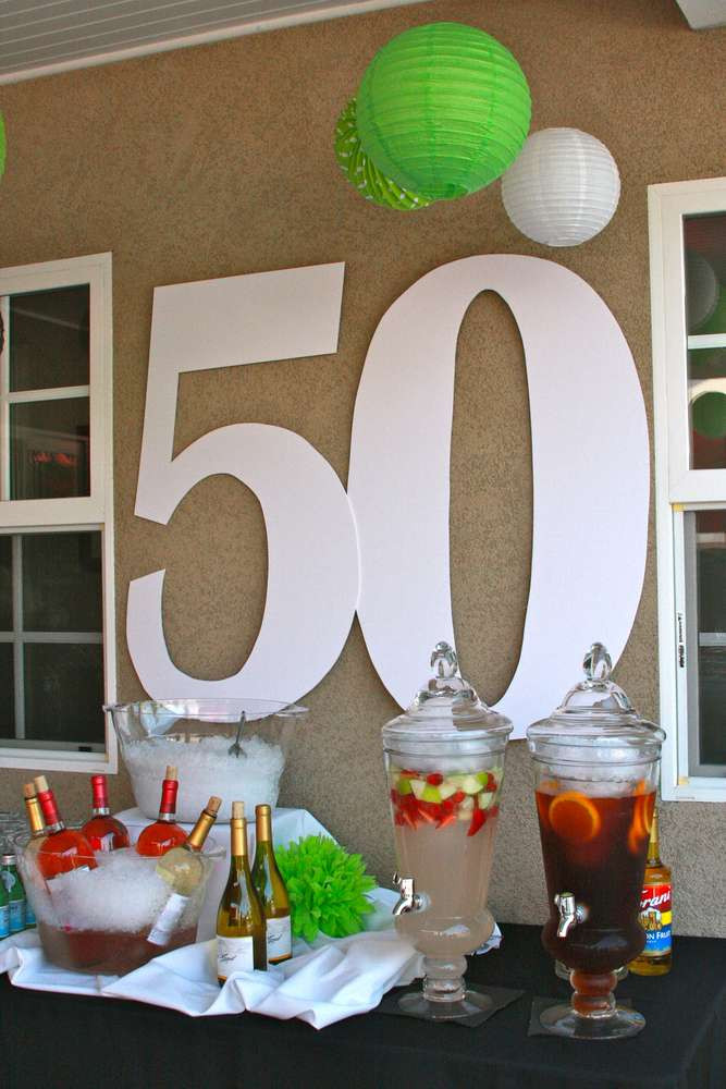 50th Birthday Party Decor
 Cool Party Favors