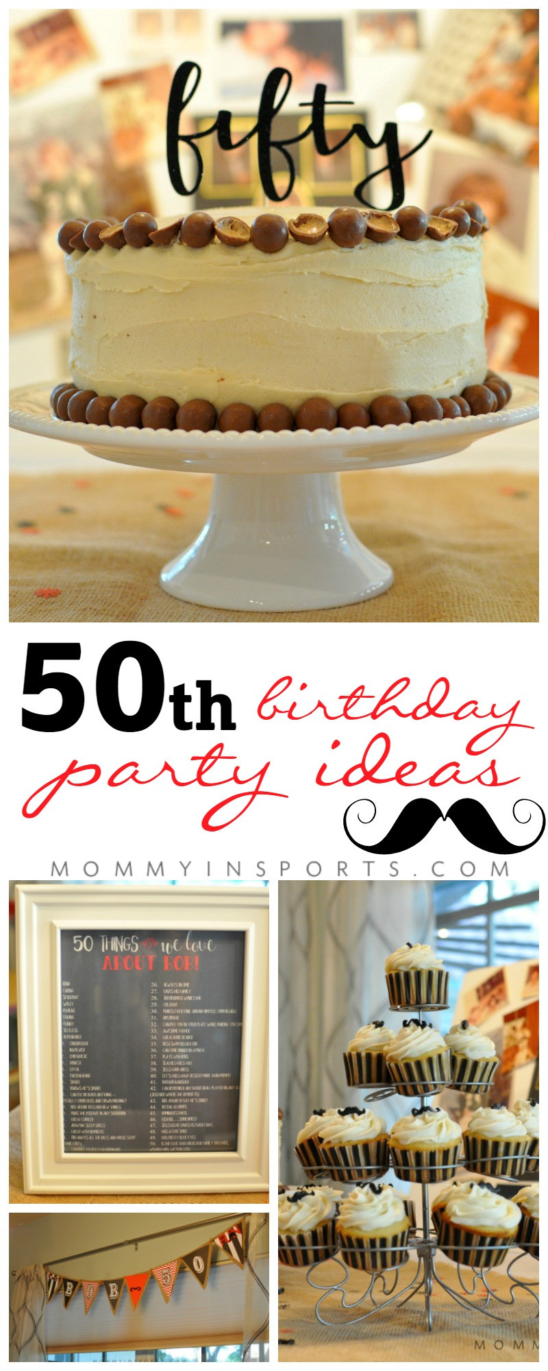 50th Birthday Party Decor
 50th Birthday Party Ideas Kristen Hewitt