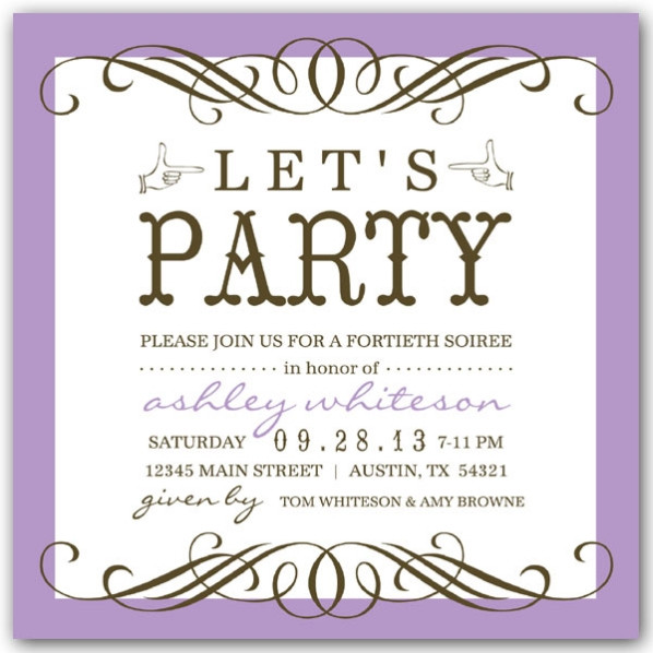 50th Birthday Party Invitation Wording
 50th birthday party invitation wording – Bagvania