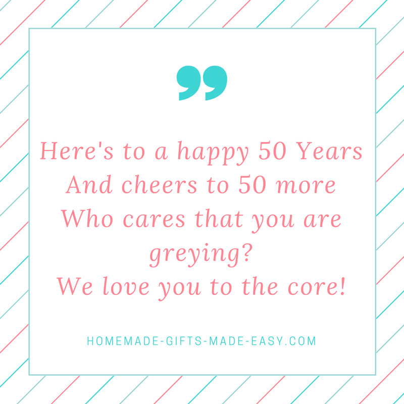 50th Birthday Poems Funny
 Happy 50th Birthday Poems