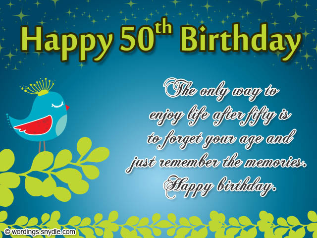 50th Birthday Wishes For Friend
 50th Birthday Wishes Messages and 50th Birthday Card