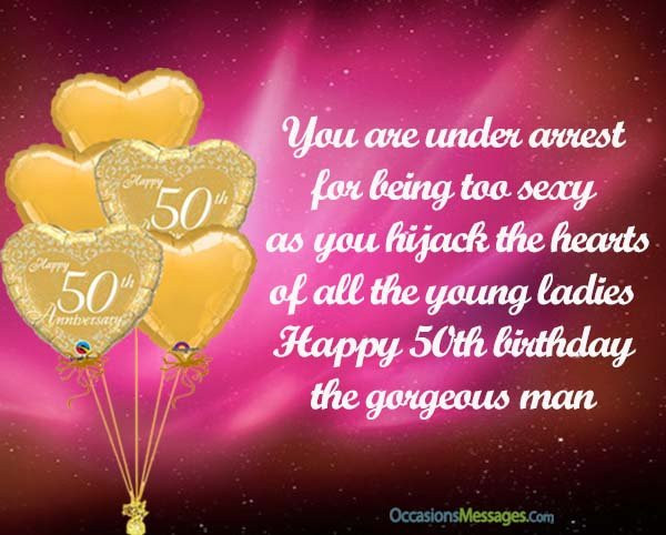 50th Birthday Wishes For Friend
 Happy 50th Birthday Wishes Occasions Messages