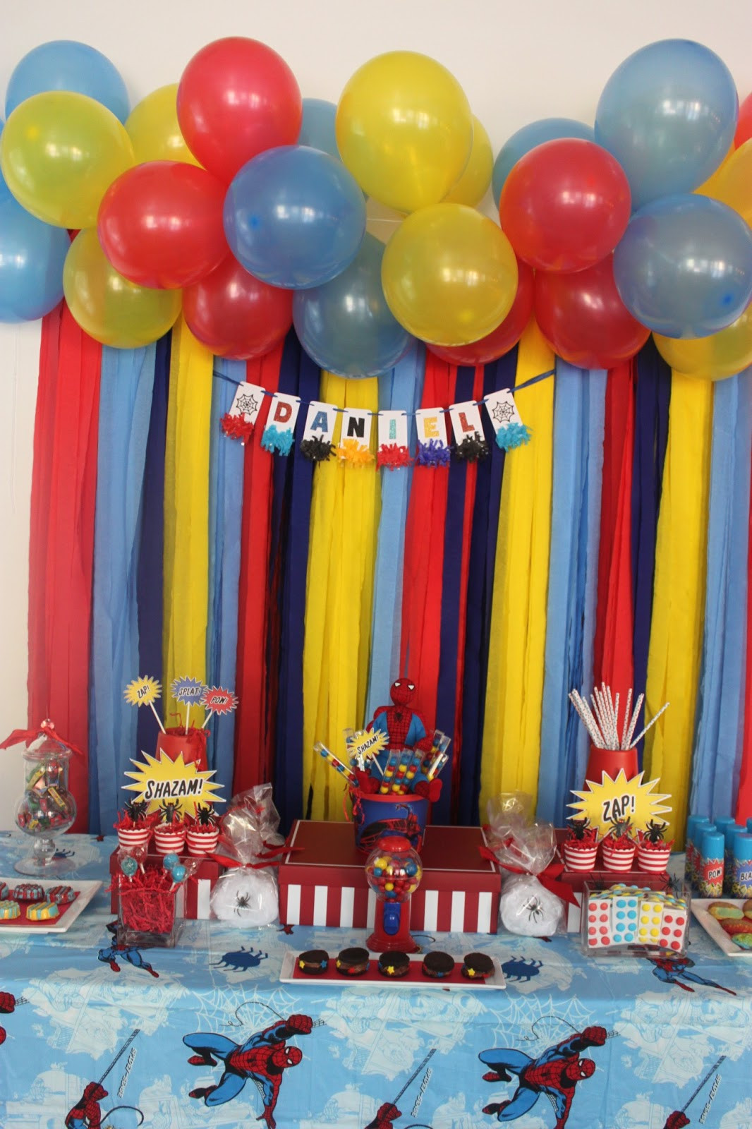 5Th Birthday Party Ideas Boy
 A SpiderMan Inspired 5th Birthday Party Party Ideas