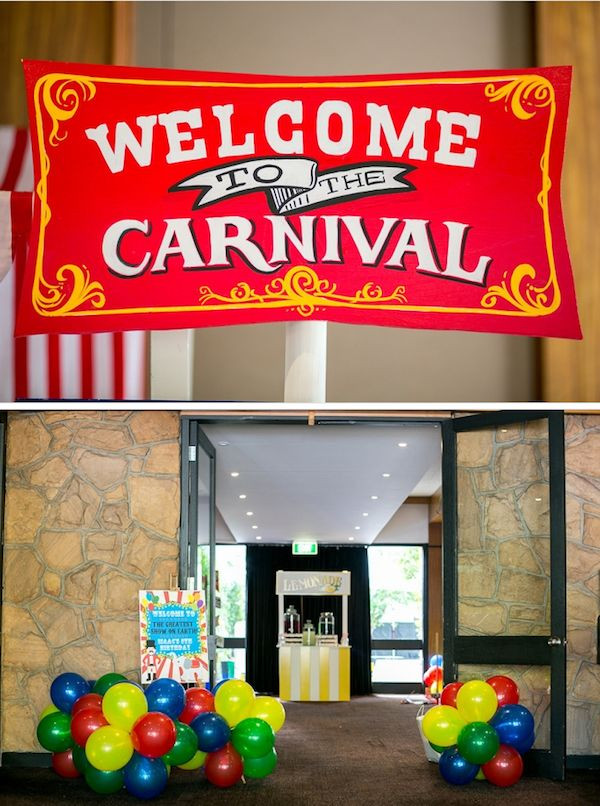 5Th Birthday Party Ideas Boy
 Circus Carnival Boy Girl 5th Birthday Party Planning Ideas