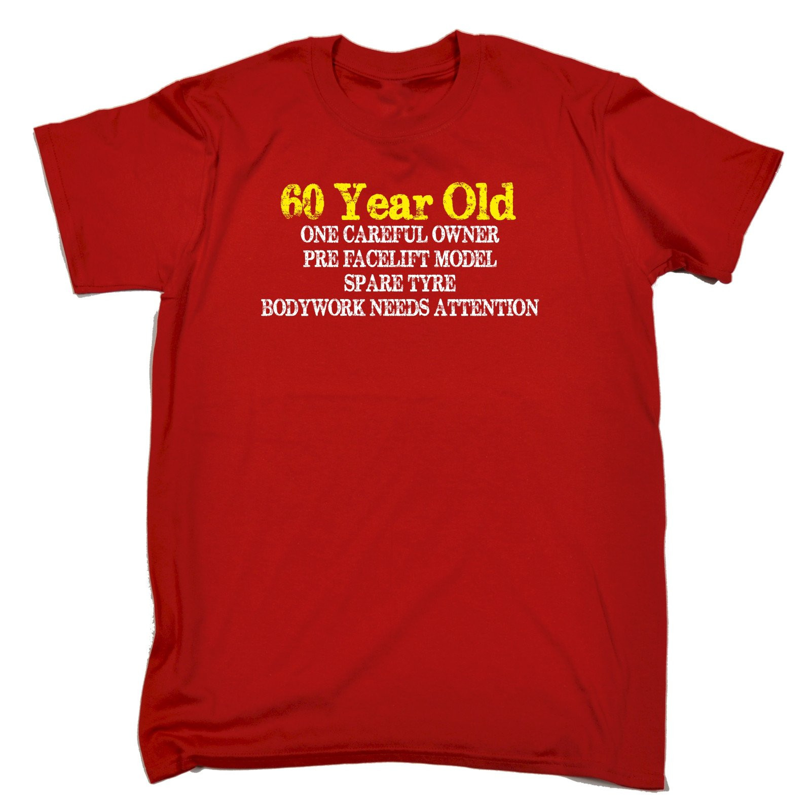 60 Year Old Birthday Gift
 60 YEAR OLD ONE CAREFUL OWNER T SHIRT tee joke funny