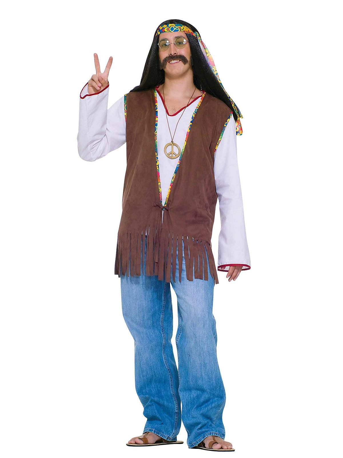 60S Costumes DIY
 Male Hippie Vest Adult Costume in 2019