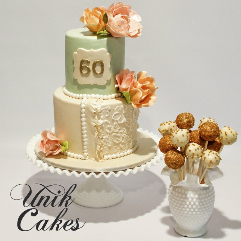 60th Birthday Cakes For Her
 Unik Cakes Wedding & Speciality Cakes