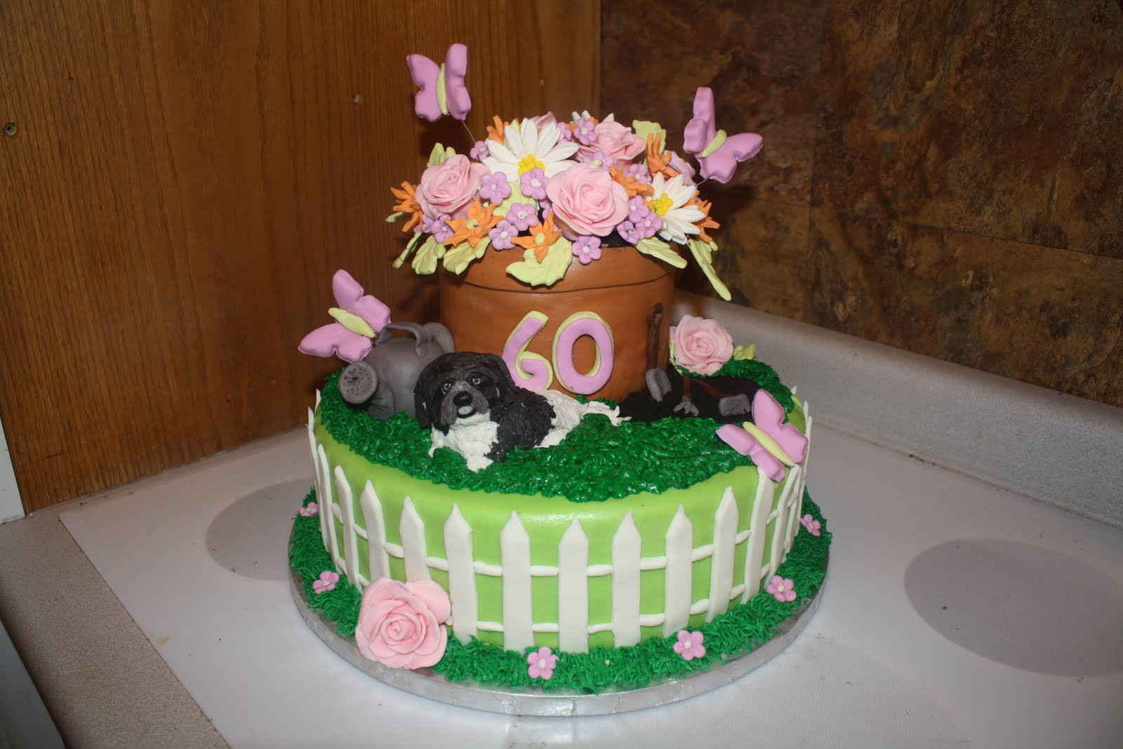 60th Birthday Cakes For Her
 Jenn s Fun Cakes 60th birthday cake for a lady who loves