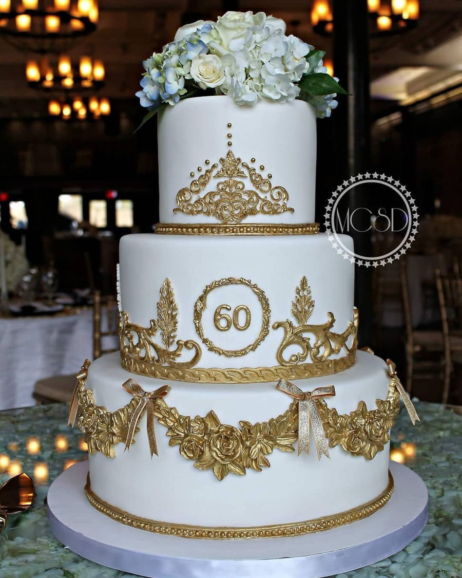 60th Birthday Cakes
 Glamorous 60Th Birthday Cake CakeCentral