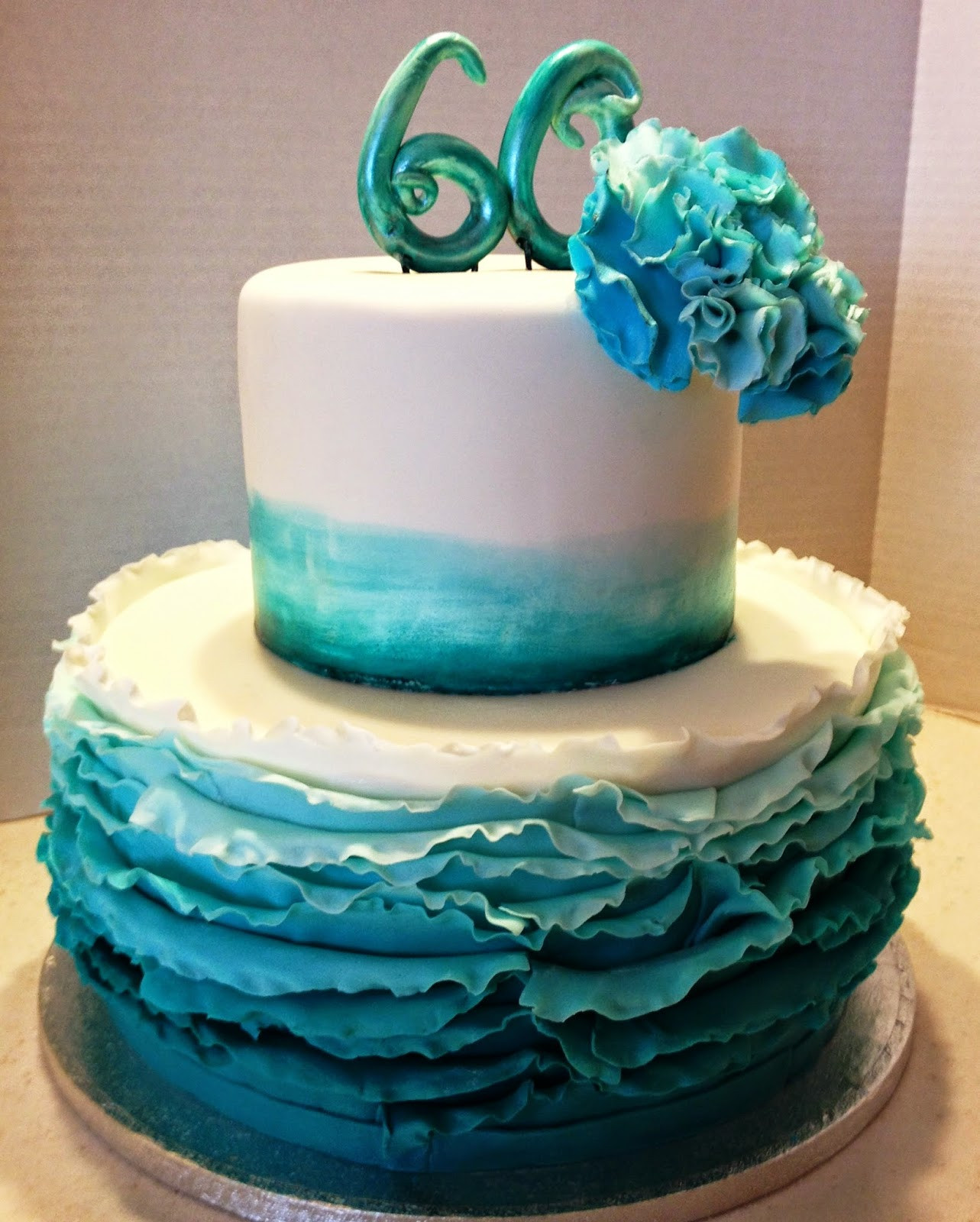 60th Birthday Cakes
 MaryMel Cakes Happy 60th