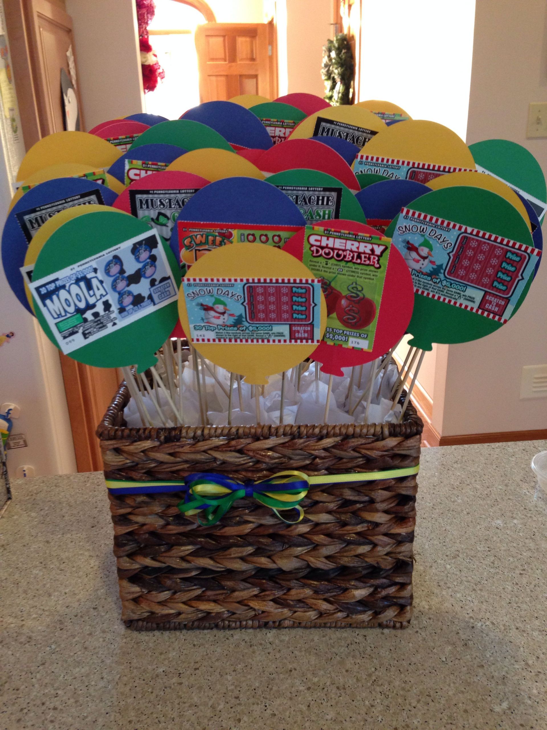 60Th Birthday Gift Basket Ideas
 "My dad s 60th birthday present 60 instant lottery