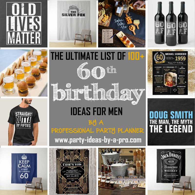 60Th Birthday Gift Ideas For Men
 100 Creative 60th Birthday Ideas for Men —by a