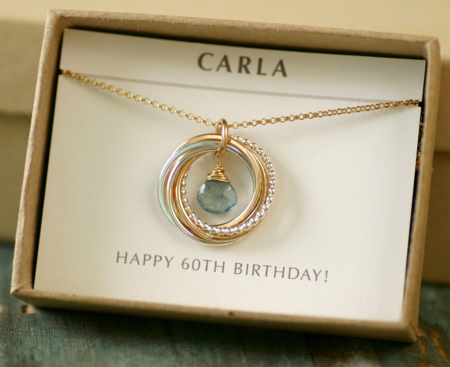 60Th Birthday Gift Ideas For.Women
 60th birthday t for women aquamarine necklace for mom t