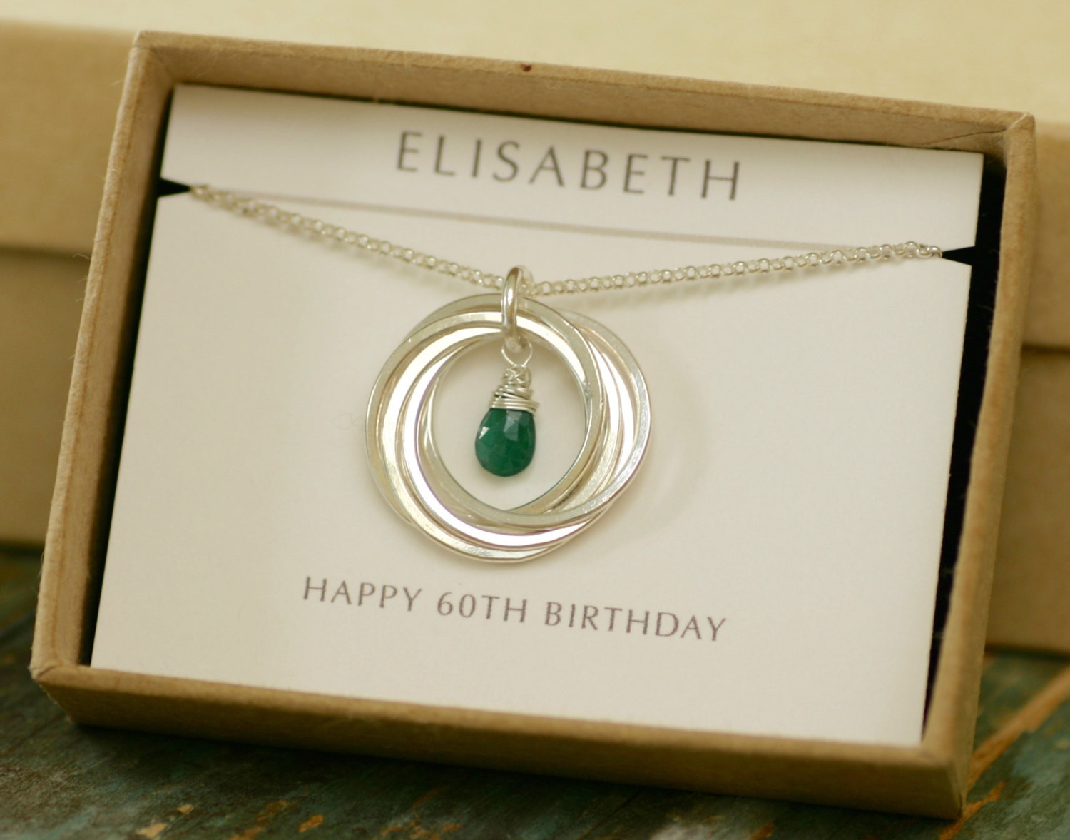 60Th Birthday Gift Ideas For.Women
 60th birthday t for mum t for women emerald necklace