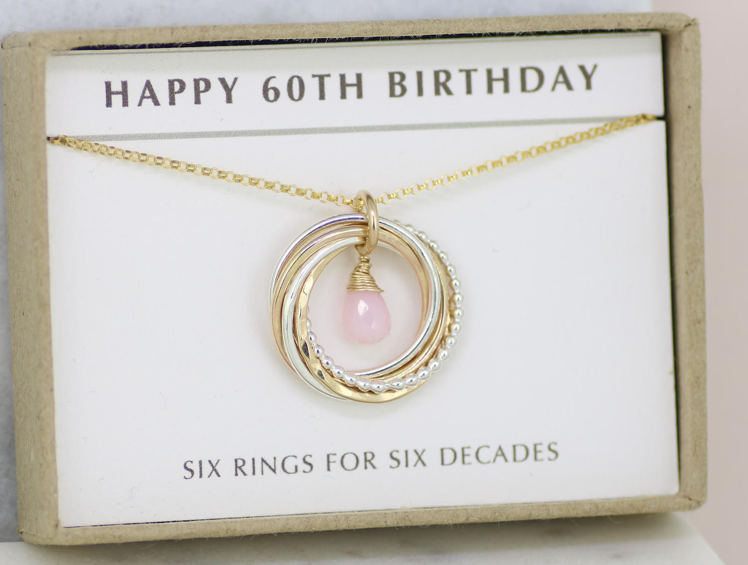 60Th Birthday Gift Ideas For.Women
 60th birthday ts for women pink opal necklace for October