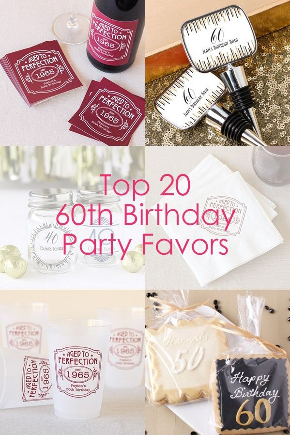 60Th Birthday Party Favor Ideas
 Looking for the perfect 60th birthday party favors Check