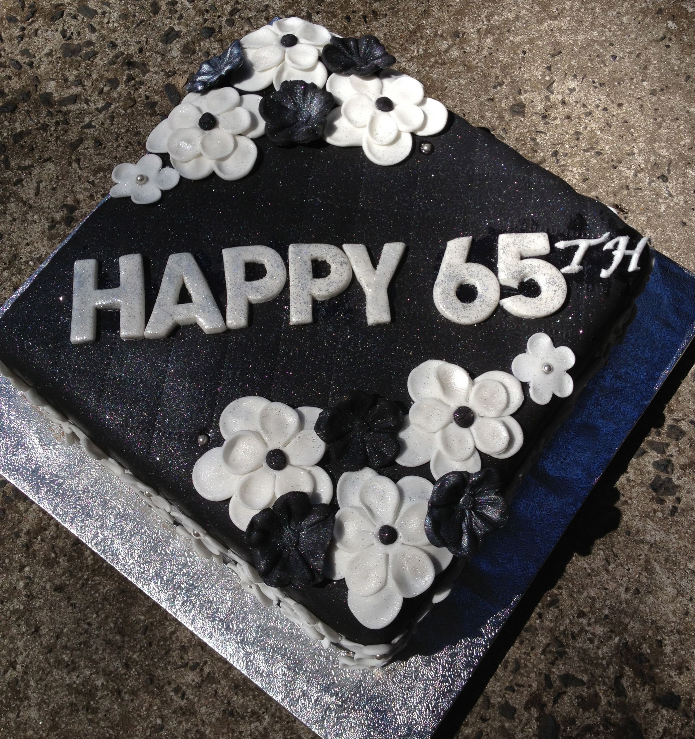 65th Birthday Cake
 retirement cake