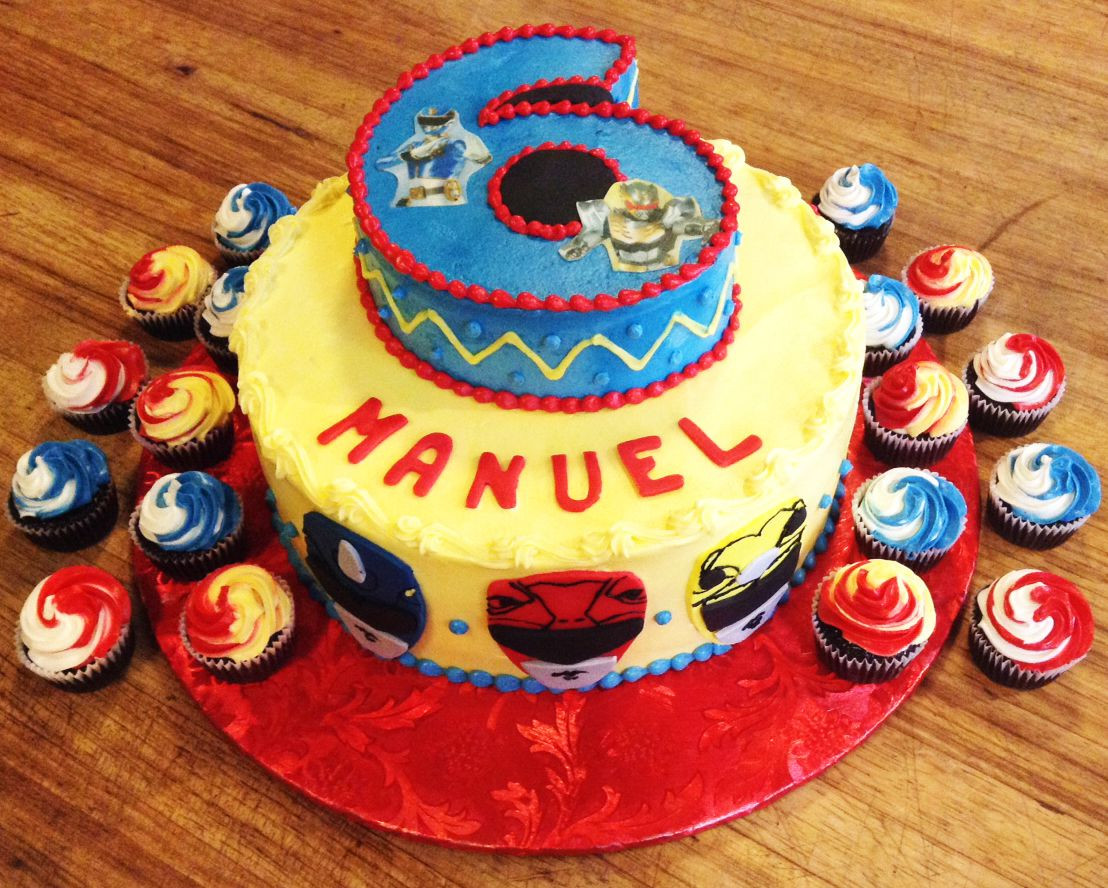 6Th Birthday Party Ideas For Boys
 Power Rangers 6th birthday cake for a boy