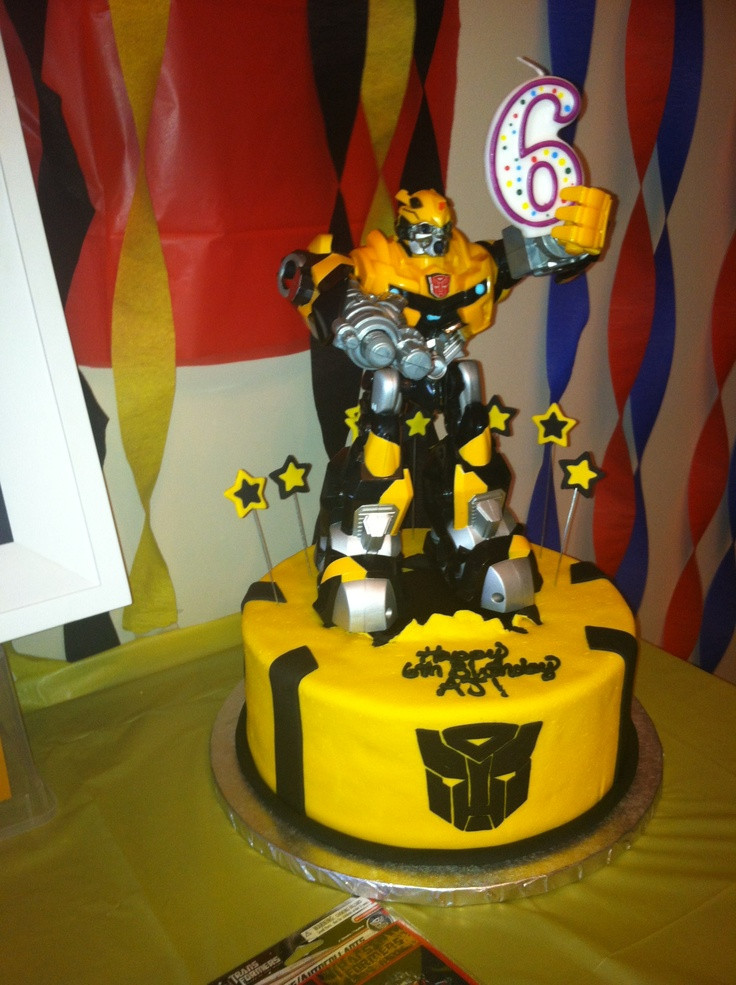6Th Birthday Party Ideas For Boys
 Awesome Bumblebee Transformer cake made for my little boy