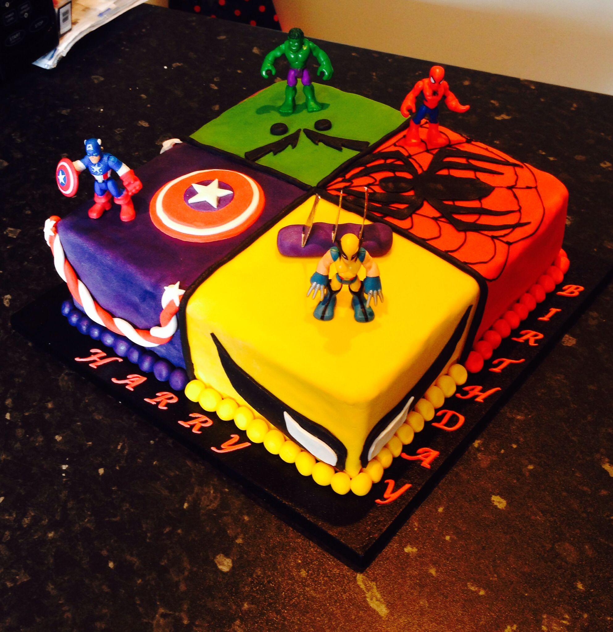 6Th Birthday Party Ideas For Boys
 Harry s 6th birthday cake Boys birthday cake Marvel