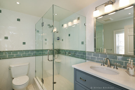 6X8 Bathroom Design
 Who said small bathrooms cannot be charming