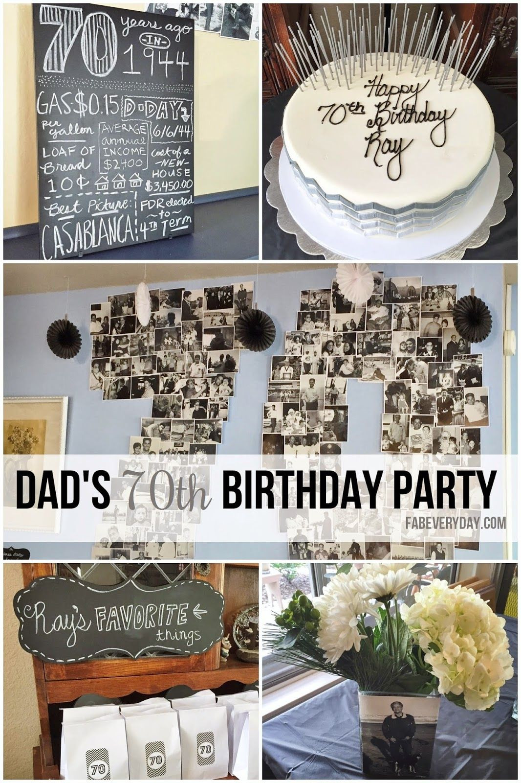 70th Birthday Party Ideas For Mom
 Easy 70th birthday party ideas Planning my Dad s