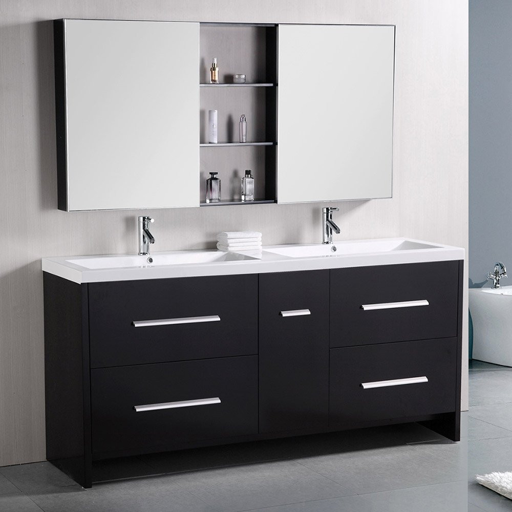 72 Double Sink Bathroom Vanity
 Donovan 72" Double Sink Vanity Set