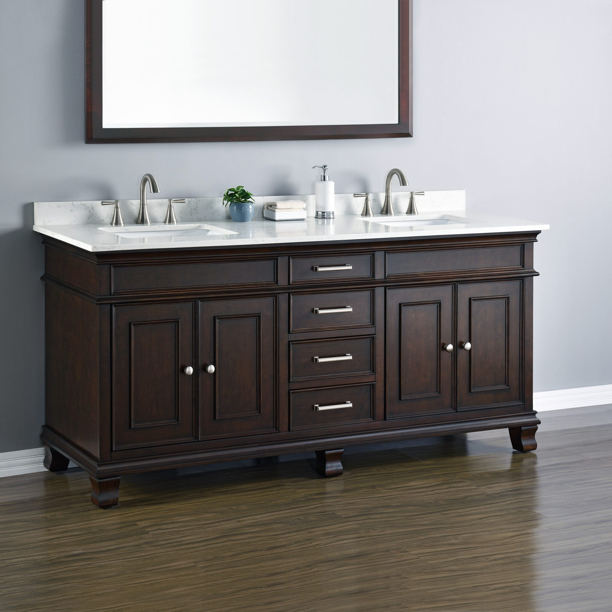 72 Double Sink Bathroom Vanity
 Camden 72" Double Sink Vanity