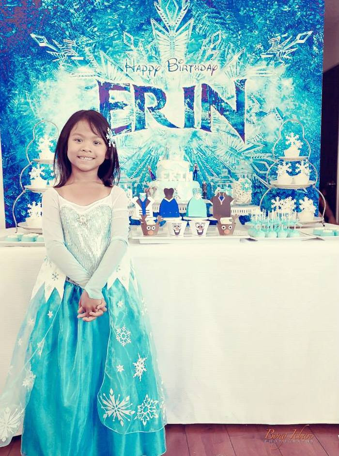 7Th Birthday Party Ideas For Girl
 Kara s Party Ideas Frozen Themed Seventh Birthday Party