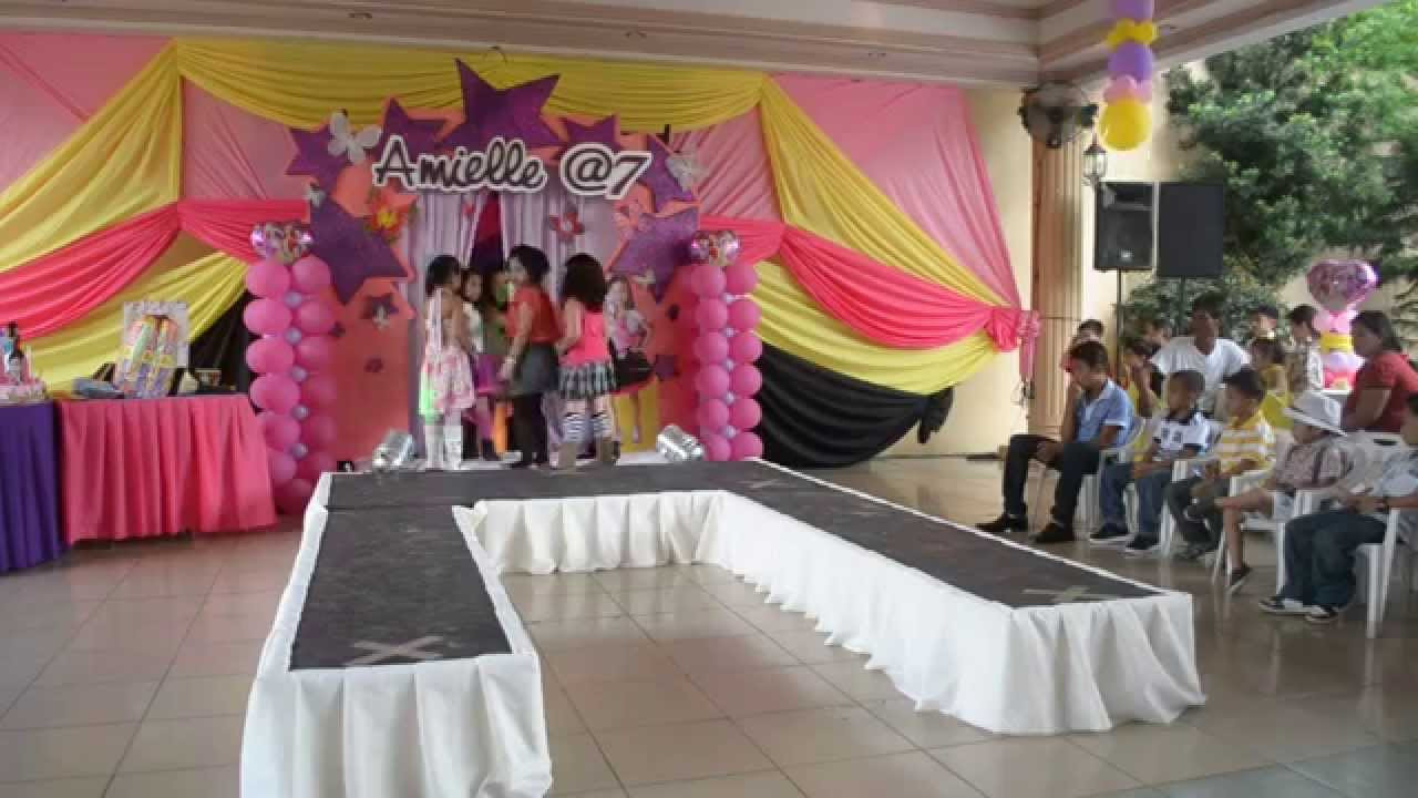 7Th Birthday Party Ideas For Girl
 Amielle s 7th Birthday Party 7 Little Fashion Models