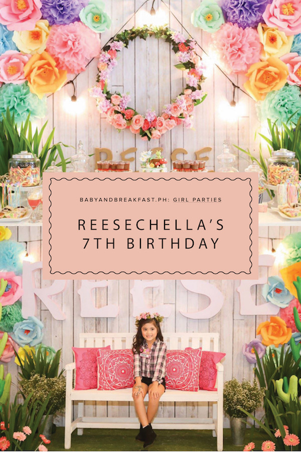 7Th Birthday Party Ideas For Girl
 Coachella Bohemian Party