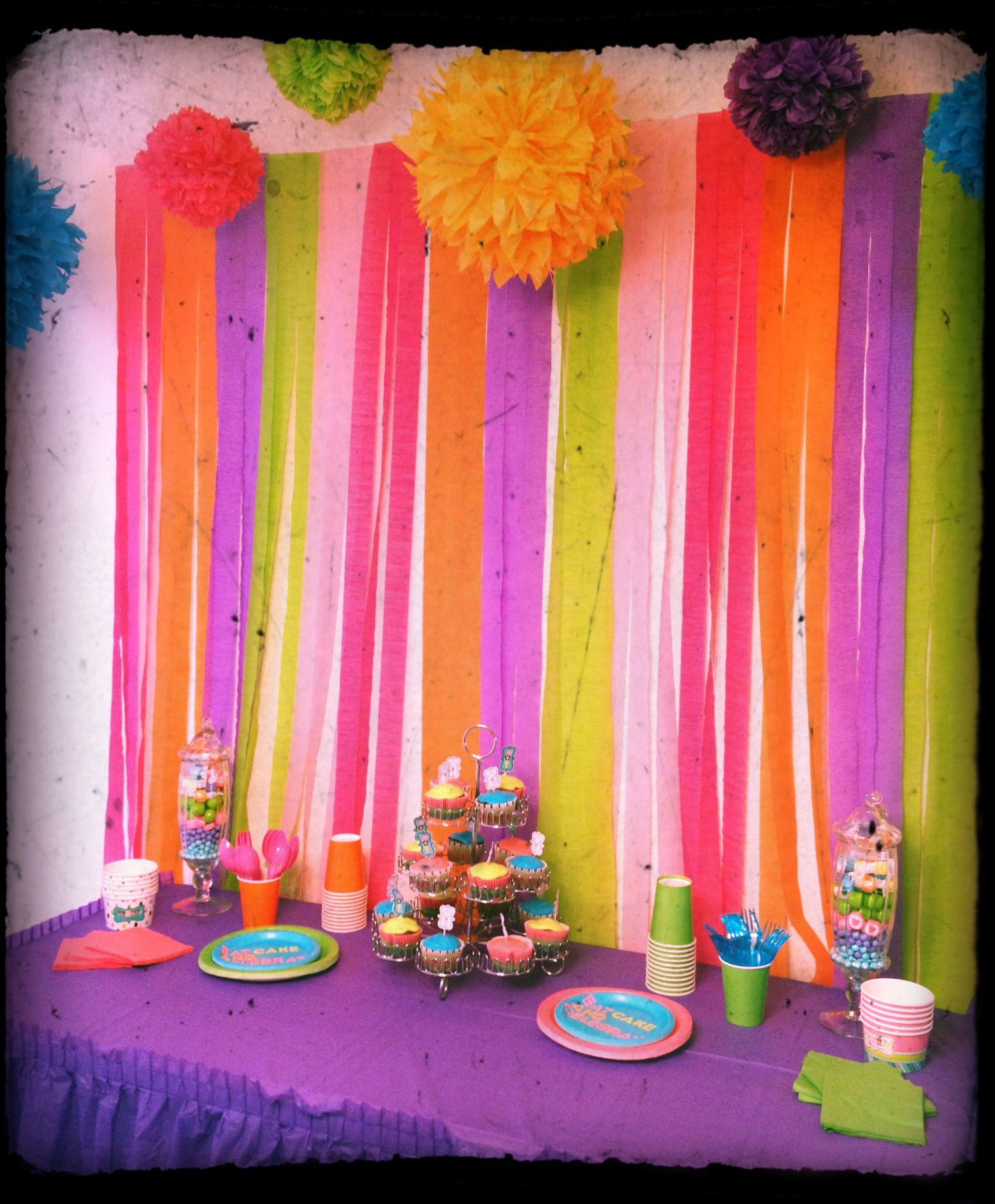7Th Birthday Party Ideas For Girl
 Party decorations for my girls 7th birthday