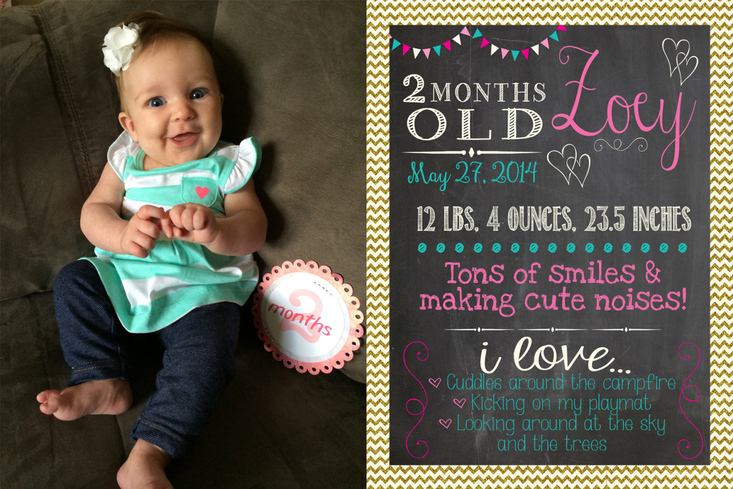 8 Month Old Baby Quotes
 Monthly Baby Milestones Prop Bundle for 12 Months