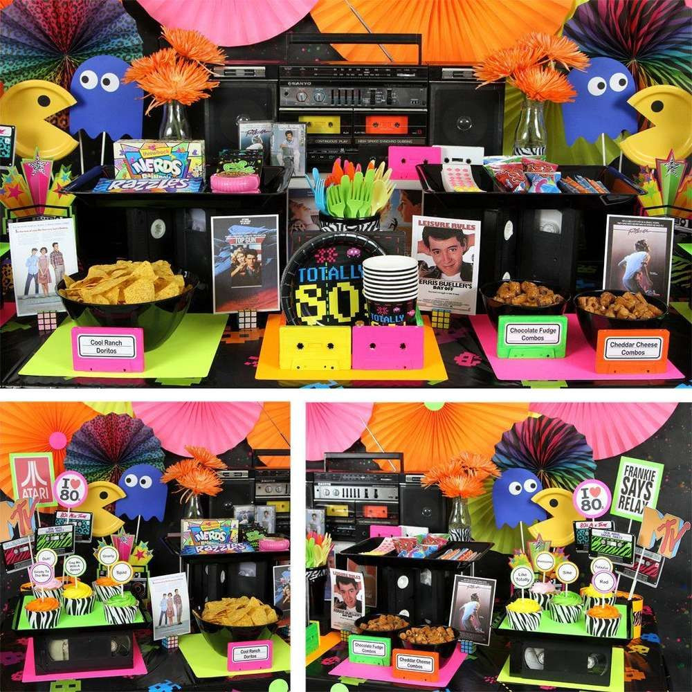 80 Birthday Party Ideas
 How to throw a 80s theme party