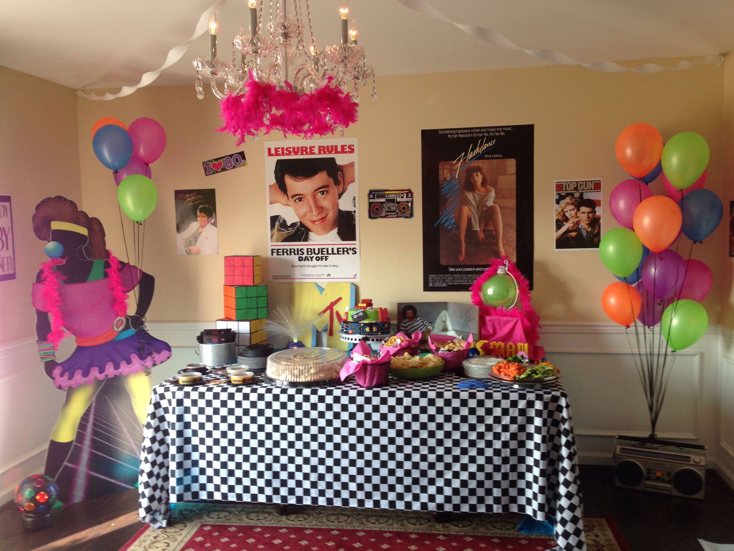 80 Birthday Party Ideas
 80s party 40th birthday ideas